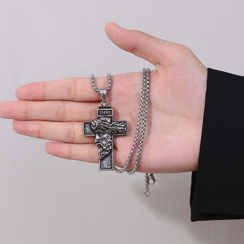 Christianartworkshop Jesus Crown of Thorns Icon Protection Necklace - Embodying the Sacrifice of Christ - image 2
