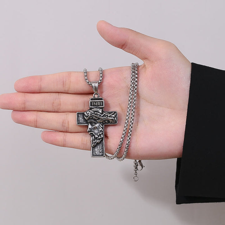 Christianartworkshop Jesus Crown of Thorns Icon Protection Necklace - Embodying the Sacrifice of Christ - image 2