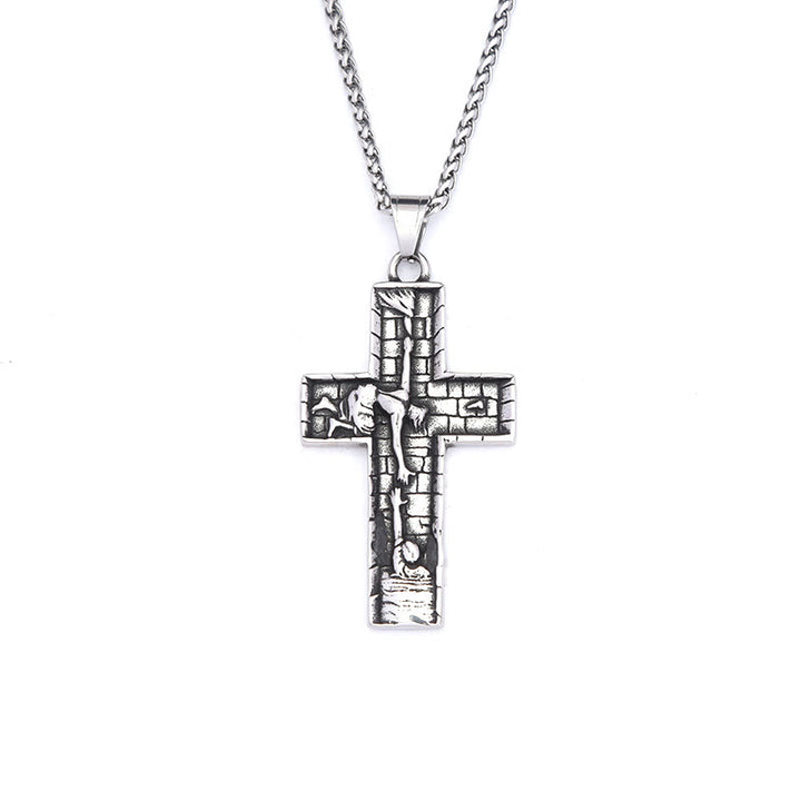 Christianartworkshop Hands of Redemption Cross Necklace: A Testament of Divine Rescue - image 5