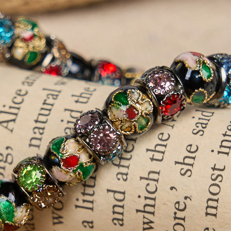 Christianartworkshop Handcrafted Cloisonné Beads Timeless Faith Bracelet: A Testament of Christ's Presence - image 5