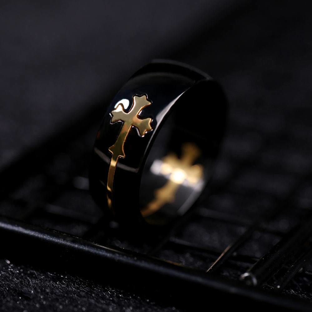 Christianartworkshop JESUS & Cross Ring - A Fusion of Fashion and Faith - image 2