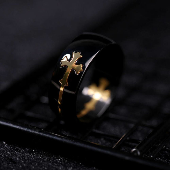 Christianartworkshop JESUS & Cross Ring - A Fusion of Fashion and Faith - image 2