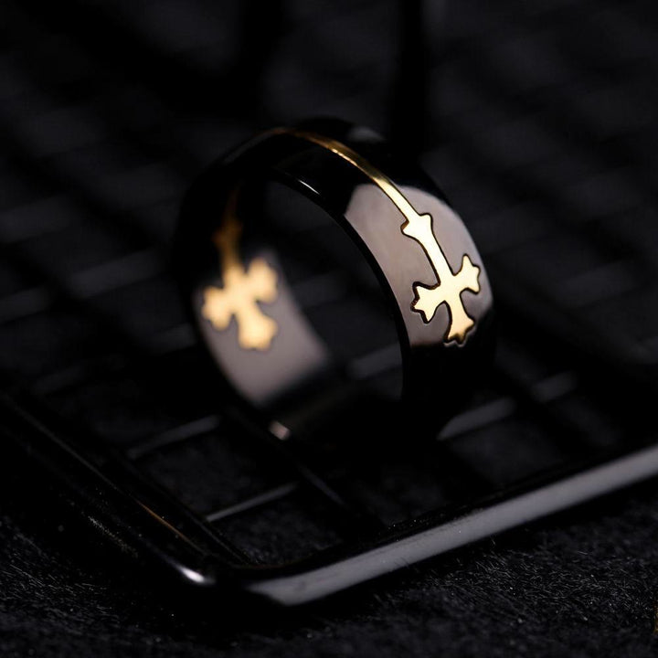 Christianartworkshop JESUS & Cross Ring - A Fusion of Fashion and Faith - image 4