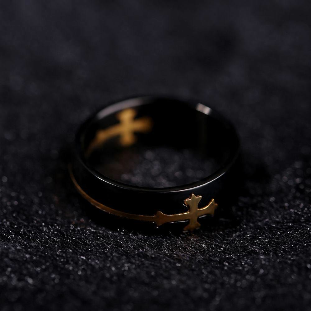 Christianartworkshop JESUS & Cross Ring - A Fusion of Fashion and Faith - image 2