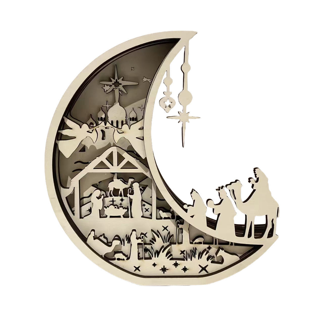 Christianartworkshop Easter Nativity Wooden Desktop Ornament - A Symbol of Hope and Renewal - image 3