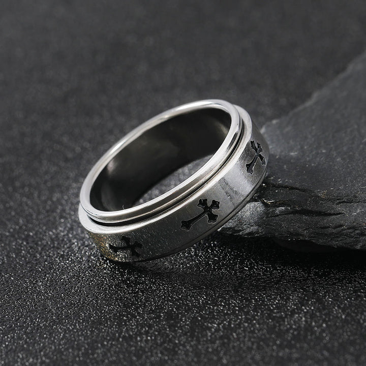 Christianartworkshopthe Minimalist Cross Ring: The Interweaving of Faith and Fashion - US11 - image 1