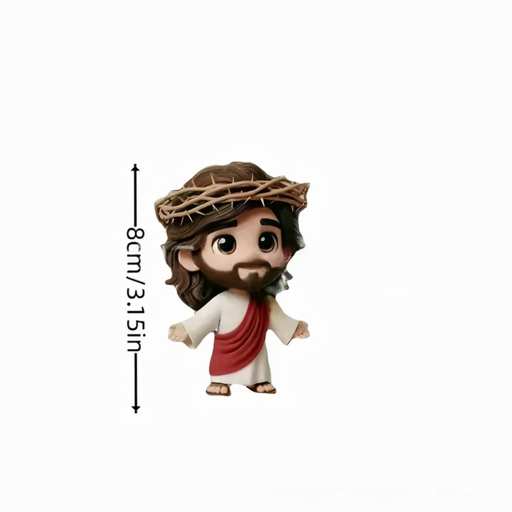 Christianartworkshop Cartoon Jesus Wooden Ornaments - image 5