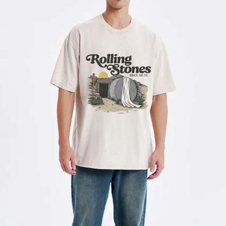 Christianartworkshop Rolling Stone Christian Washed T-Shirt - image 5