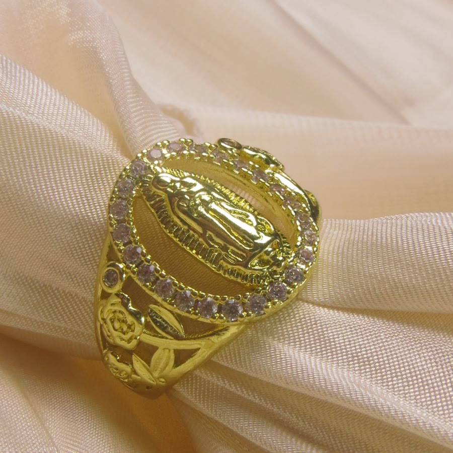 Christianartworkshop Classic & Vintage Style Our Lady Rose Copper Ring: Blending Faith with Elegance - image 2