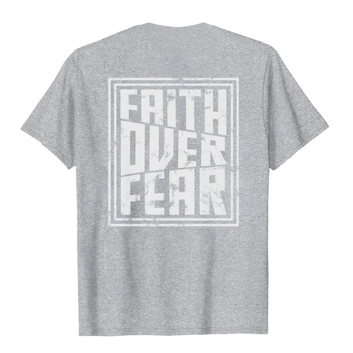 Christianartworkshop Faith Over Fear T-Shirt