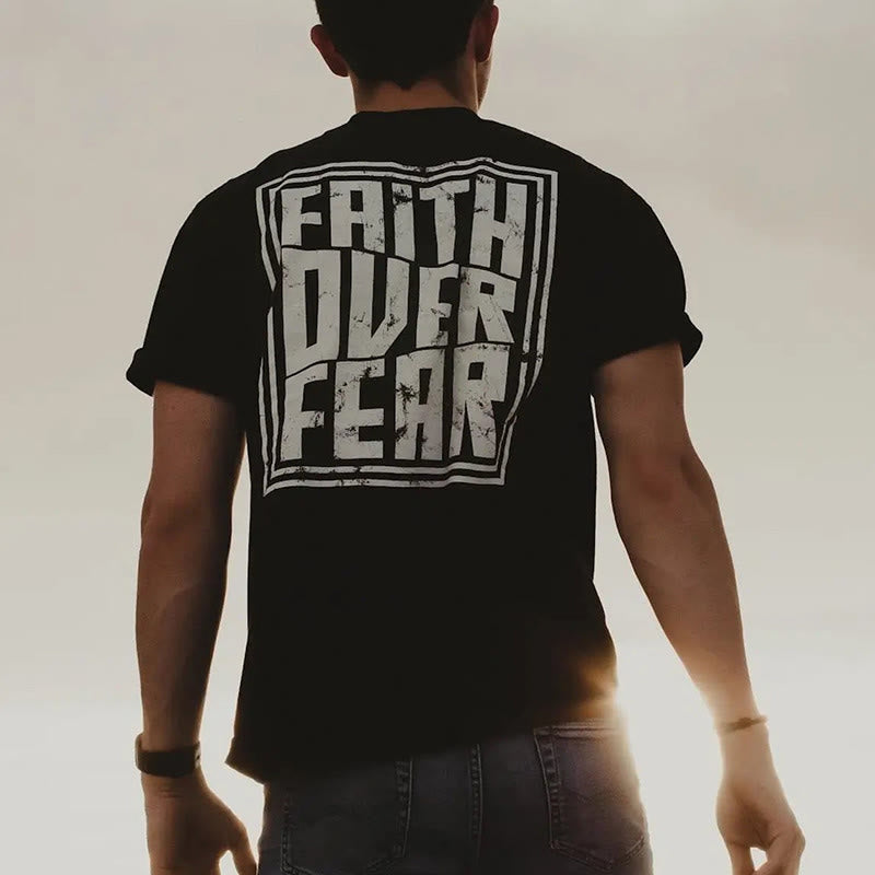 Christianartworkshop Faith Over Fear T-Shirt