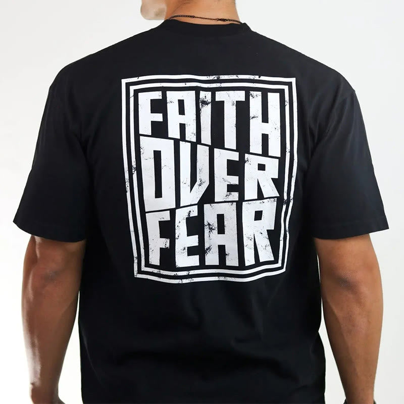 Christianartworkshop Faith Over Fear T-Shirt