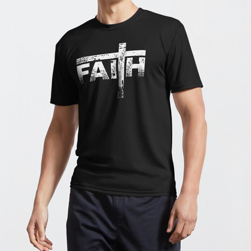 Christianartworkshop The Faith Cross T-Shirt - image 11