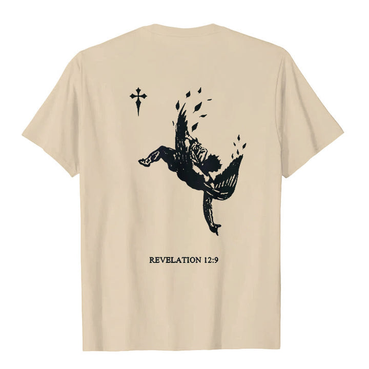 Christianartworkshop Only God's Judgment Matter Print Short Sleeve T-Shirt
