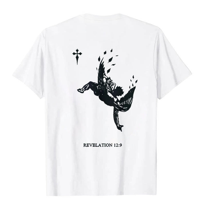 Christianartworkshop Only God's Judgment Matter Print Short Sleeve T-Shirt