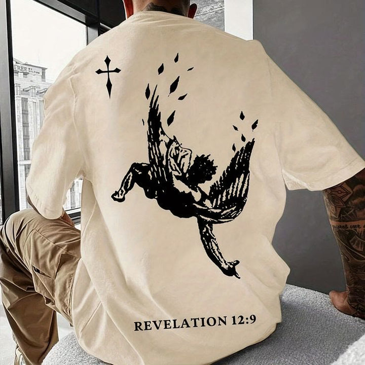 Christianartworkshop Only God's Judgment Matter Print Short Sleeve T-Shirt