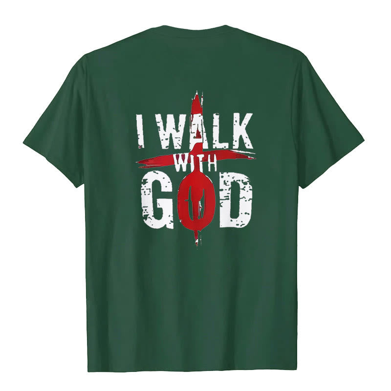 Christianartworkshop I'll Walk With God T-Shirt - image 19