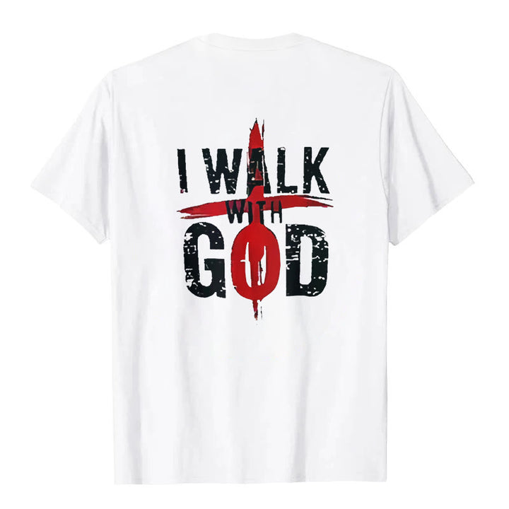 Christianartworkshop I'll Walk With God T-Shirt