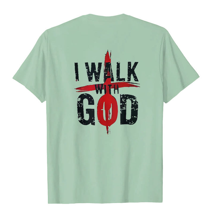 Christianartworkshop I'll Walk With God T-Shirt