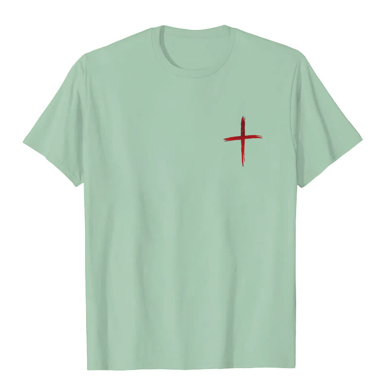 Christianartworkshop I'll Walk With God T-Shirt - image 17