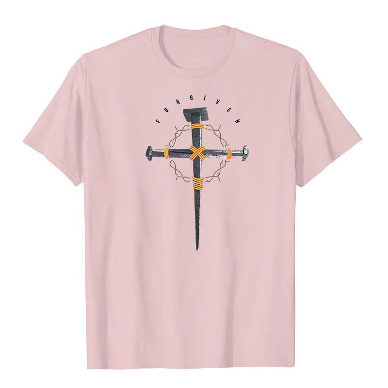 Christianartworkshop Forgiven Cross T-Shirt