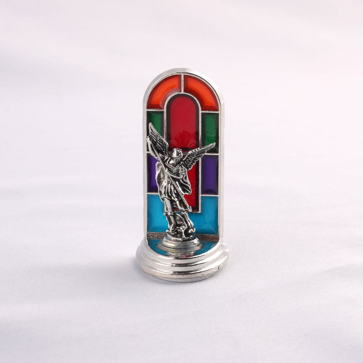 Christianartworkshop 6pcs/set Church Stained Glass Style Saint Icon Divine Grace Statue Dekstop Ornament - image 3