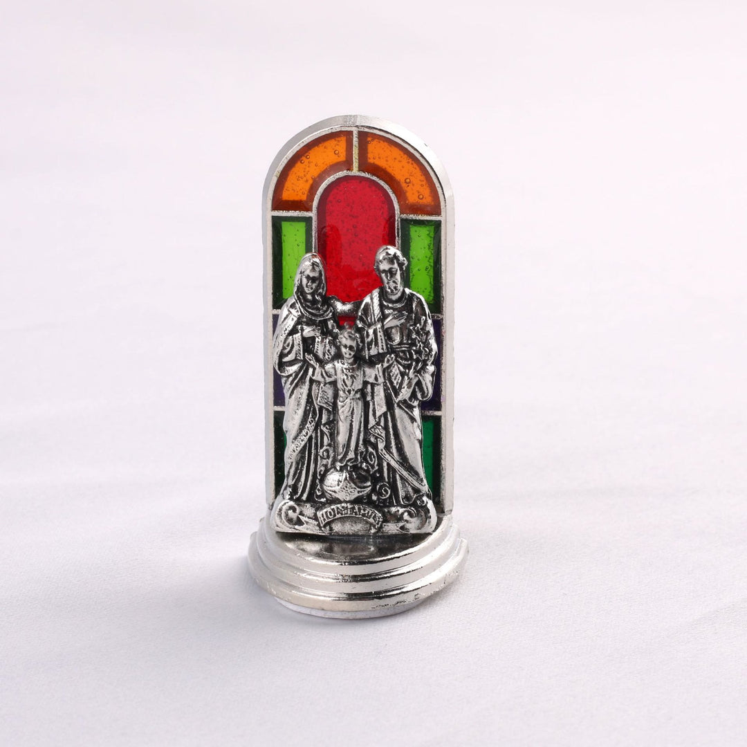 Christianartworkshop 6pcs/set Church Stained Glass Style Saint Icon Divine Grace Statue Dekstop Ornament - image 6
