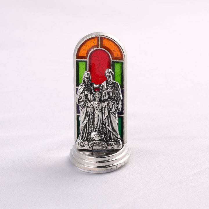Christianartworkshop 6pcs/set Church Stained Glass Style Saint Icon Divine Grace Statue Dekstop Ornament - image 6