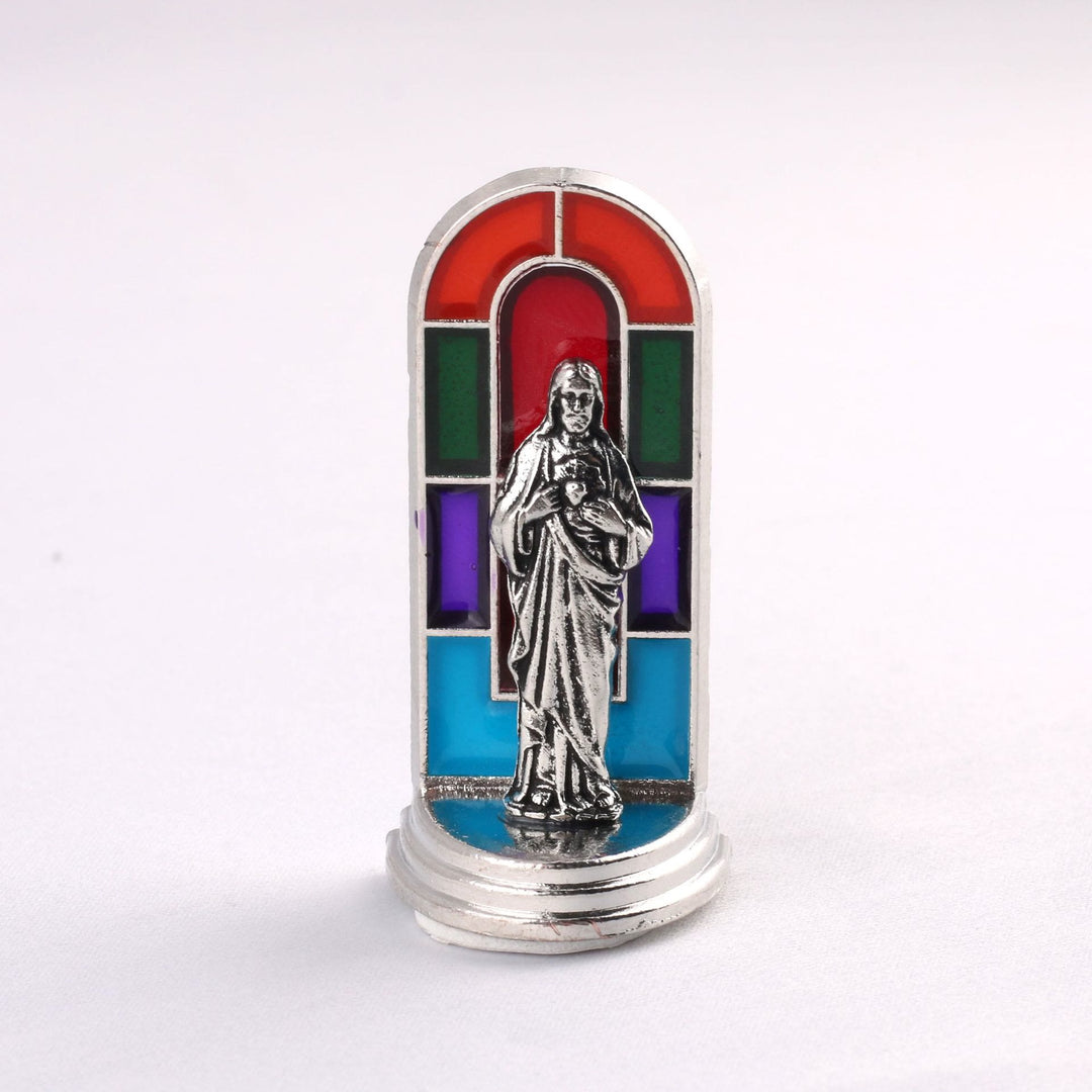 Christianartworkshop 6pcs/set Church Stained Glass Style Saint Icon Divine Grace Statue Dekstop Ornament - image 7