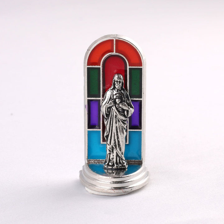 Christianartworkshop 6pcs/set Church Stained Glass Style Saint Icon Divine Grace Statue Dekstop Ornament - image 7