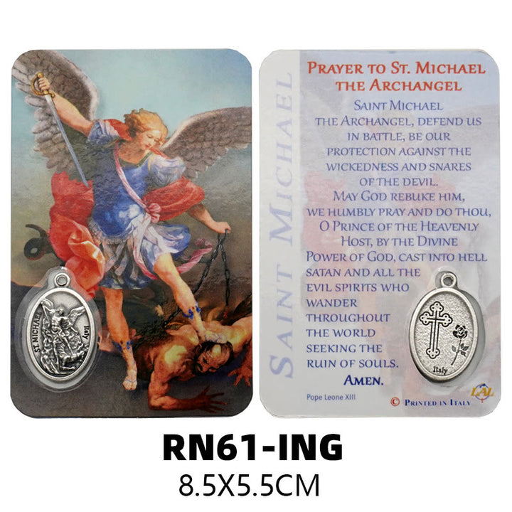 Christianartworkshop Our Lady & Jesus & Angels Paper Card: A Symbol of Holy Spirit and Power - Style10 - image 13