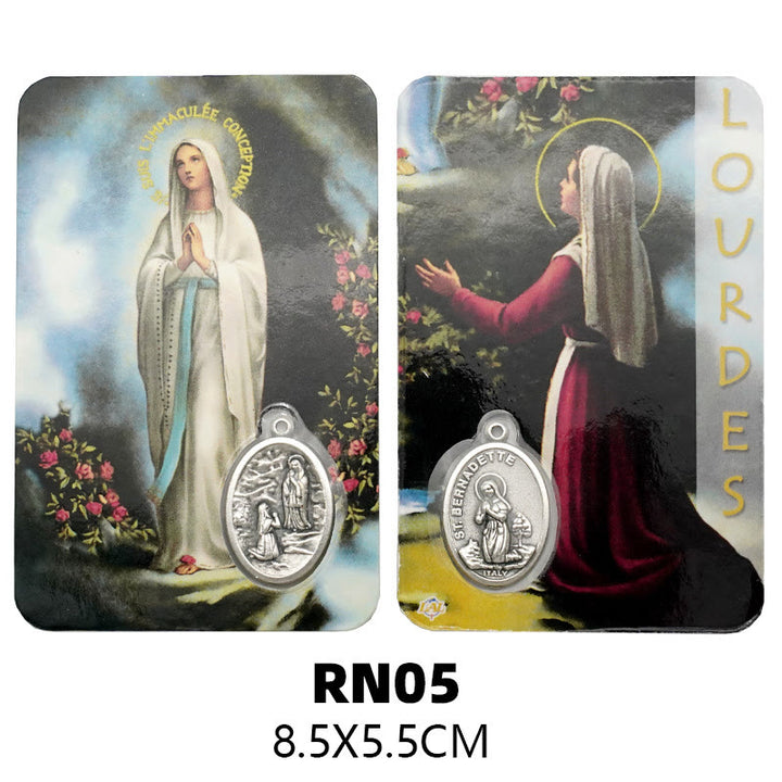 Christianartworkshop Our Lady & Jesus & Angels Paper Card: A Symbol of Holy Spirit and Power - Style5 - image 9
