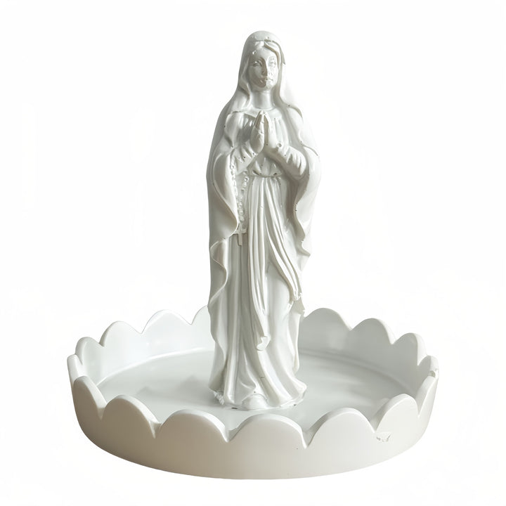 Christianartworkshop Our Lady Resin Rosary Holder Container: Supporting Holy Objects and Placing the Soul - image 4