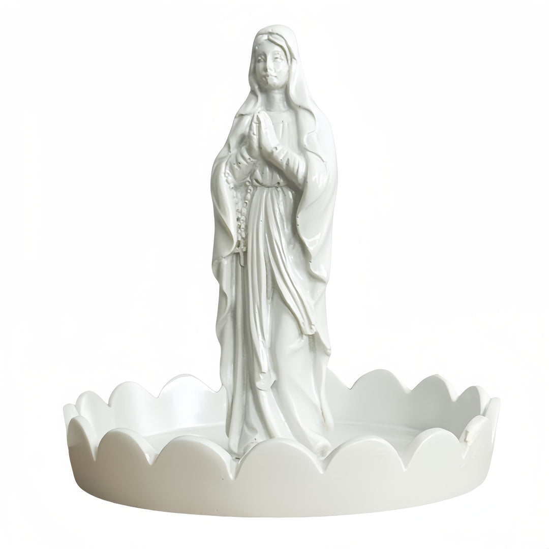 Christianartworkshop Our Lady Resin Rosary Holder Container: Supporting Holy Objects and Placing the Soul - image 6