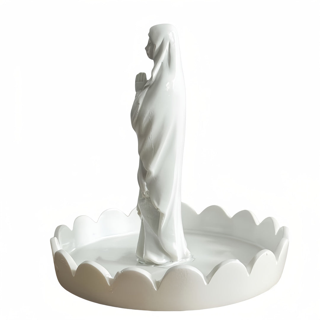 Christianartworkshop Our Lady Resin Rosary Holder Container: Supporting Holy Objects and Placing the Soul - image 5
