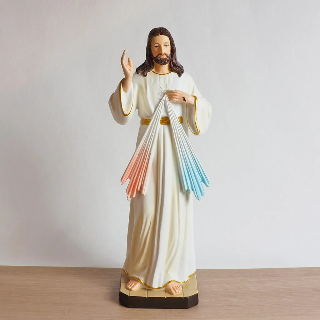 Christianartworkshop Jesus Divine Mercy Desktop Ornament: Spreading the Light of Salvation - Divine Mercy - image 1
