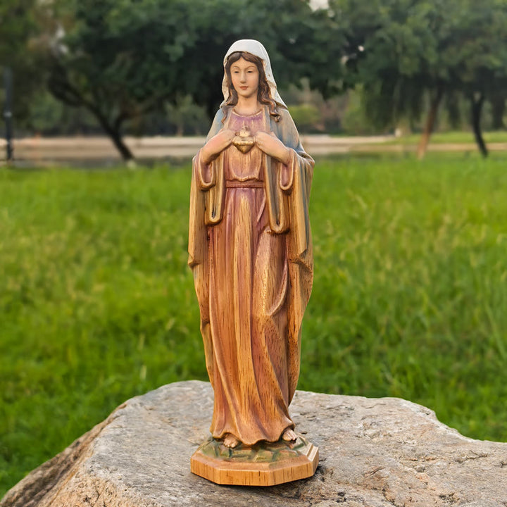 Christianartworkshop Our Lady Wooden Desktop Ornament: Spreading Love and Blessings - image 5