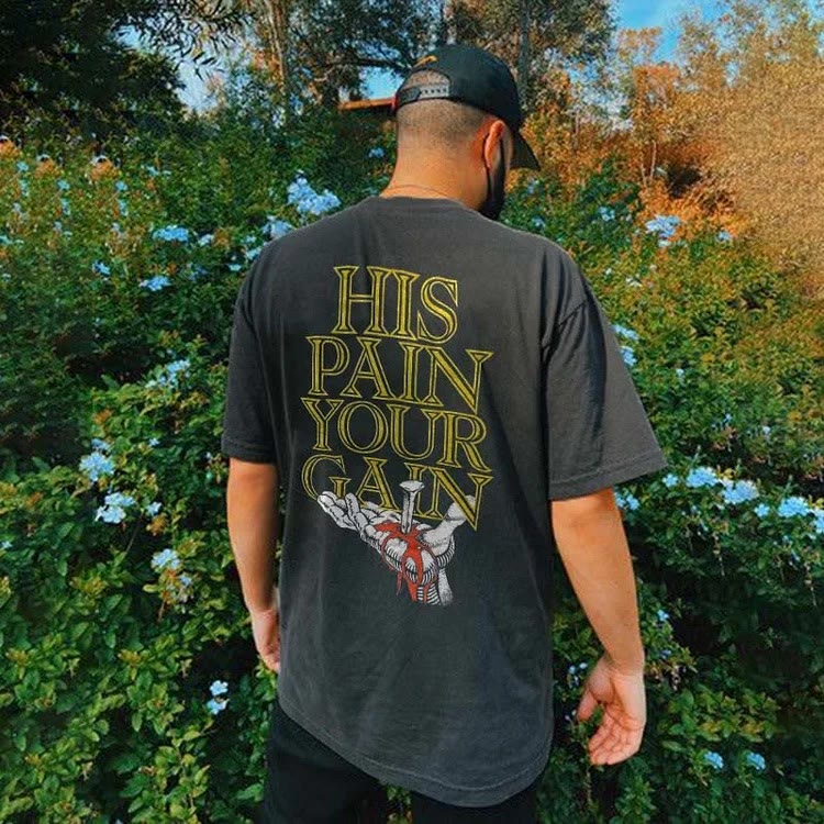 Christianartworkshop His Pain Your Gai T-shirt - image 5