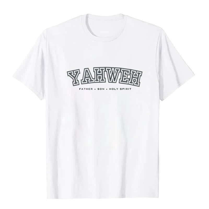 Christianartworkshop "YAHWEH" Short Sleeve T-shirt - White - 2XL - image 1