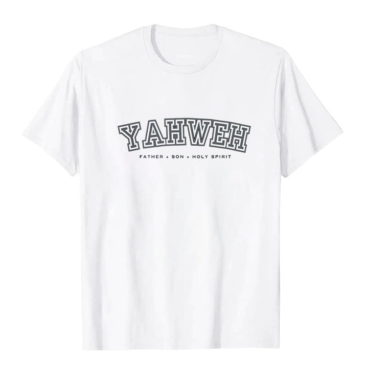 Christianartworkshop "YAHWEH" Short Sleeve T-shirt - White - 2XL - image 1