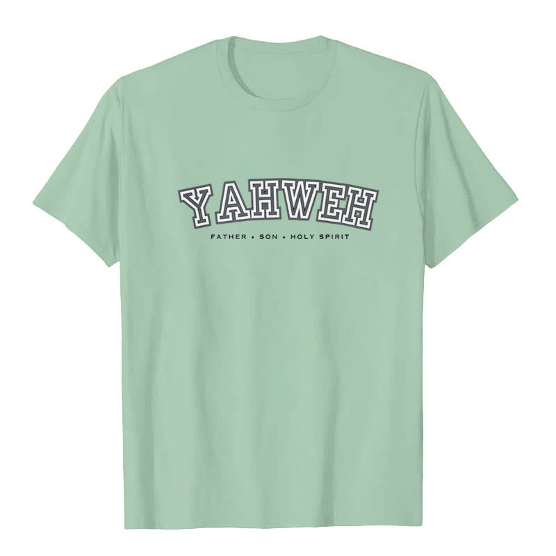 Christianartworkshop "YAHWEH" Short Sleeve T-shirt - Light Green - 2XL - image 6