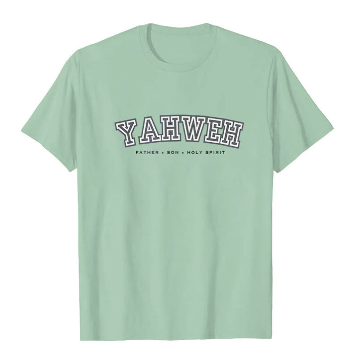 Christianartworkshop "YAHWEH" Short Sleeve T-shirt - Light Green - 2XL - image 6