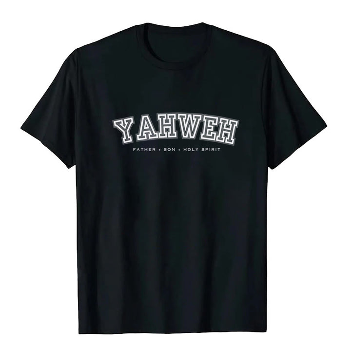 Christianartworkshop "YAHWEH" Short Sleeve T-shirt - Black - 2XL - image 2