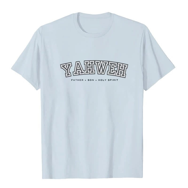 Christianartworkshop "YAHWEH" Short Sleeve T-shirt - Blue - 2XL - image 4