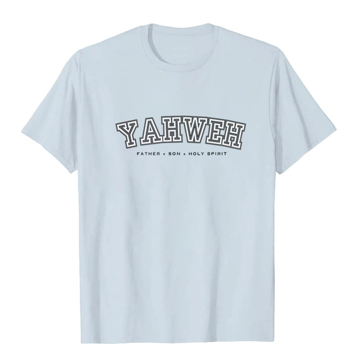 Christianartworkshop "YAHWEH" Short Sleeve T-shirt - Blue - 2XL - image 4