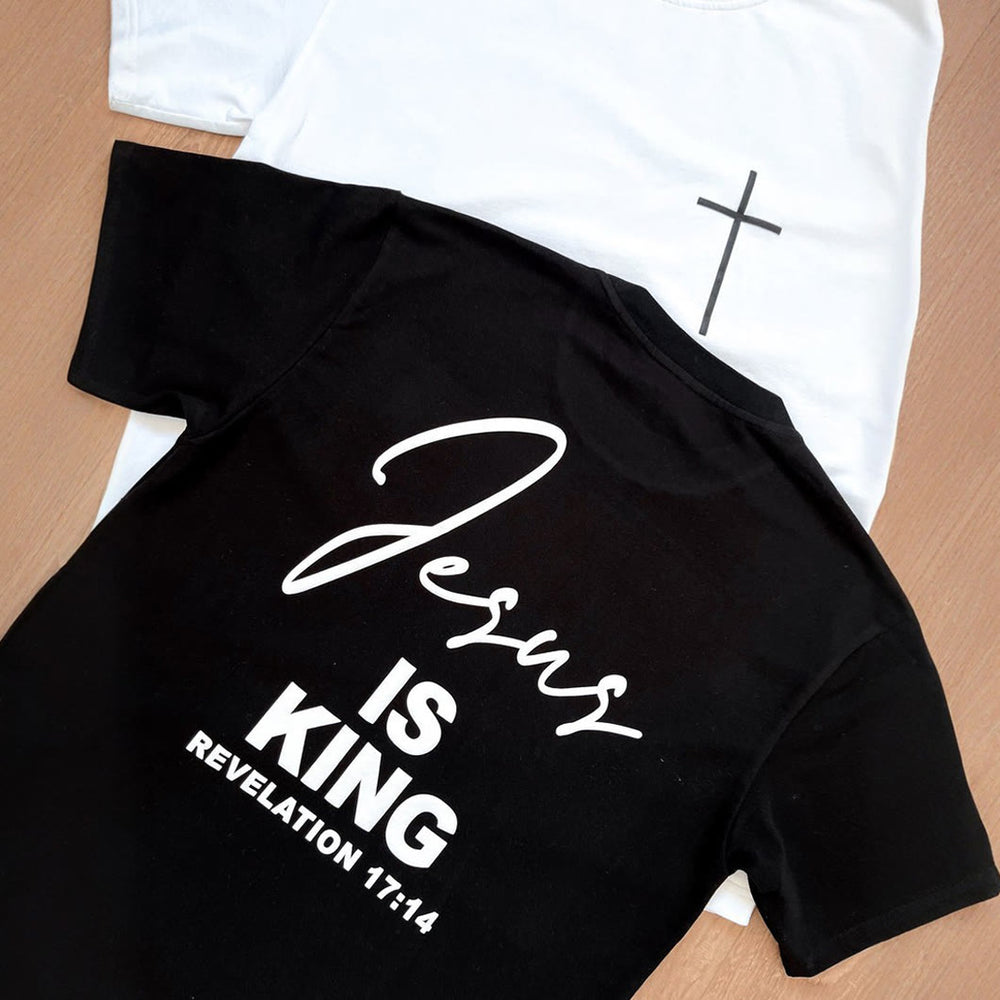 Christianartworkshop "Jesus IS KING" T-shirt - image 2