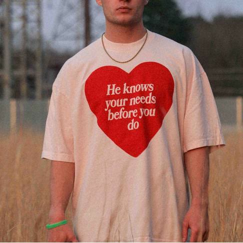 Christianartworkshop "He knows your needs before you do" T-shirt - image 11