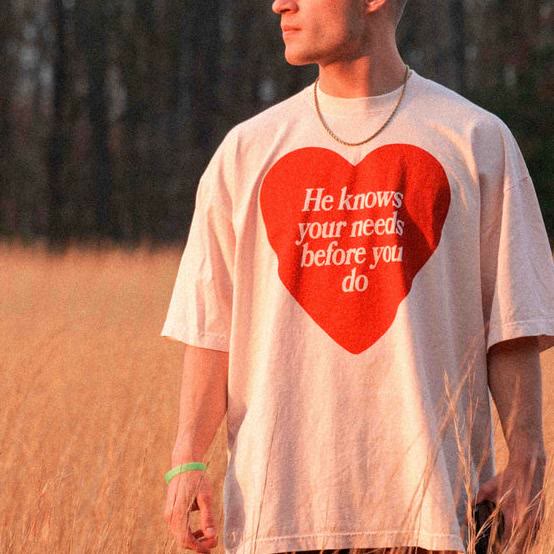 Christianartworkshop "He knows your needs before you do" T-shirt - image 9