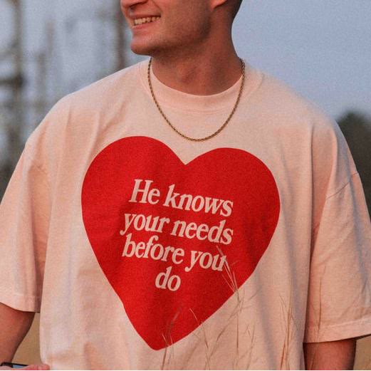 Christianartworkshop "He knows your needs before you do" T-shirt - image 10