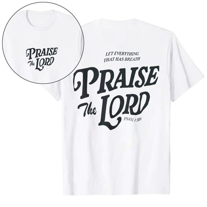 Christianartworkshop "Praise The Lord" T-shirt - White - 2XL - image 1